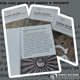 Brochure tattile e Braille